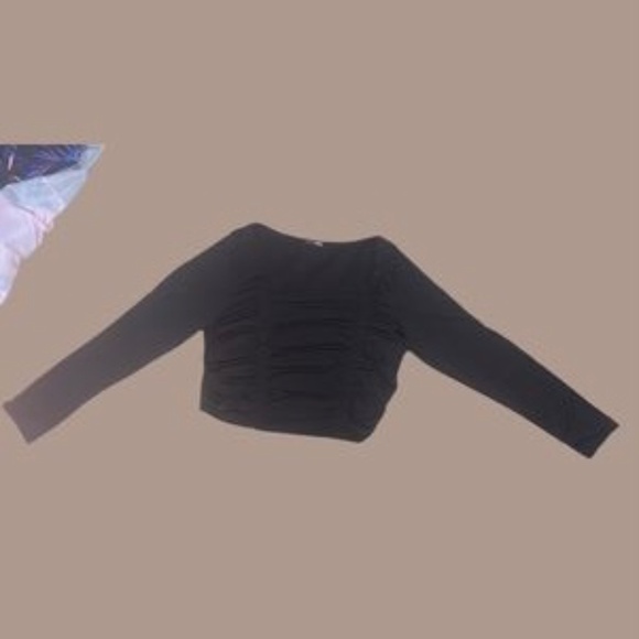 Fashion Nova What’s The Ruche Cropped Top - 1X - Picture 3 of 4